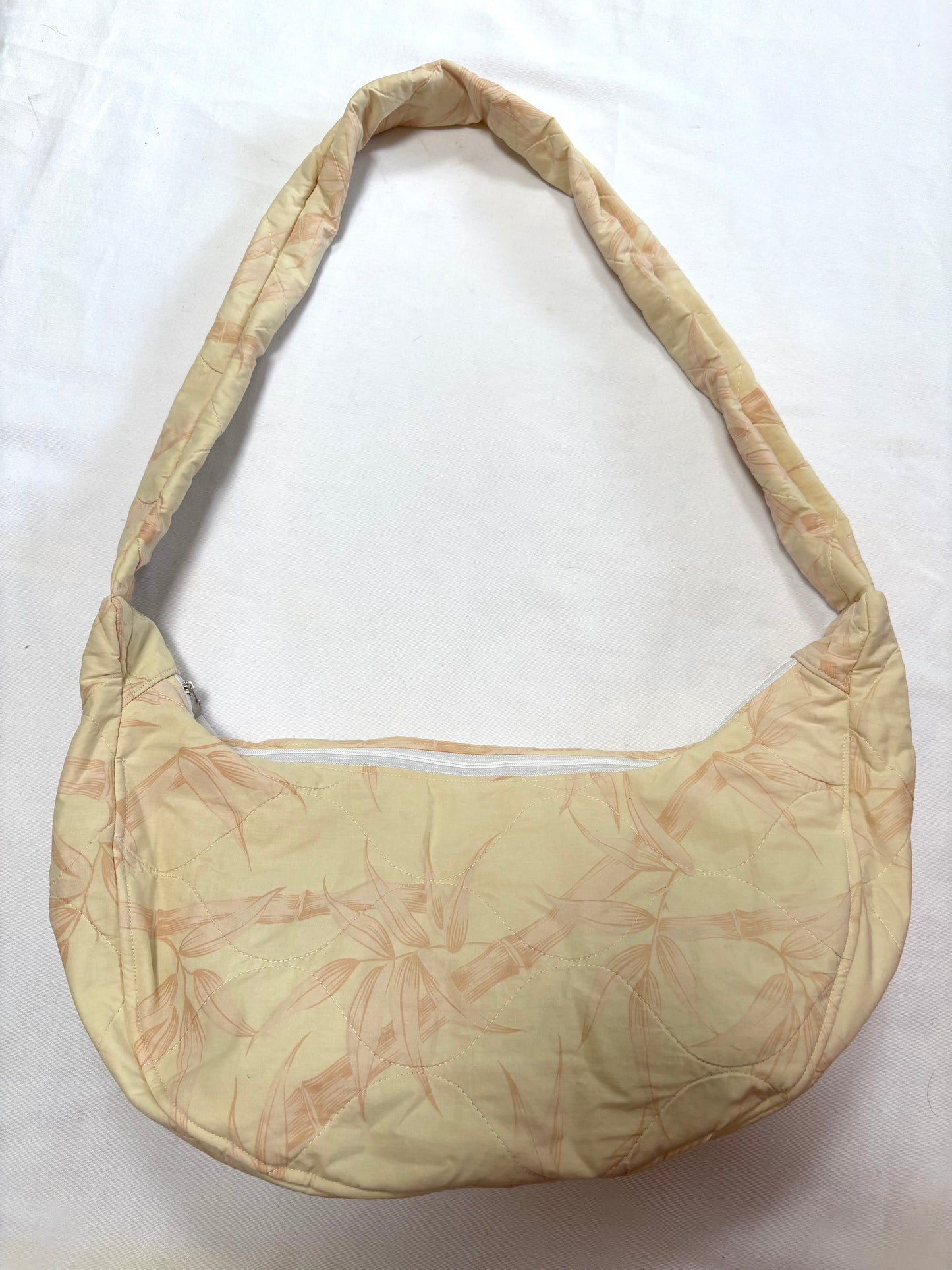 Large Bamboo Floral Crossbody Bag