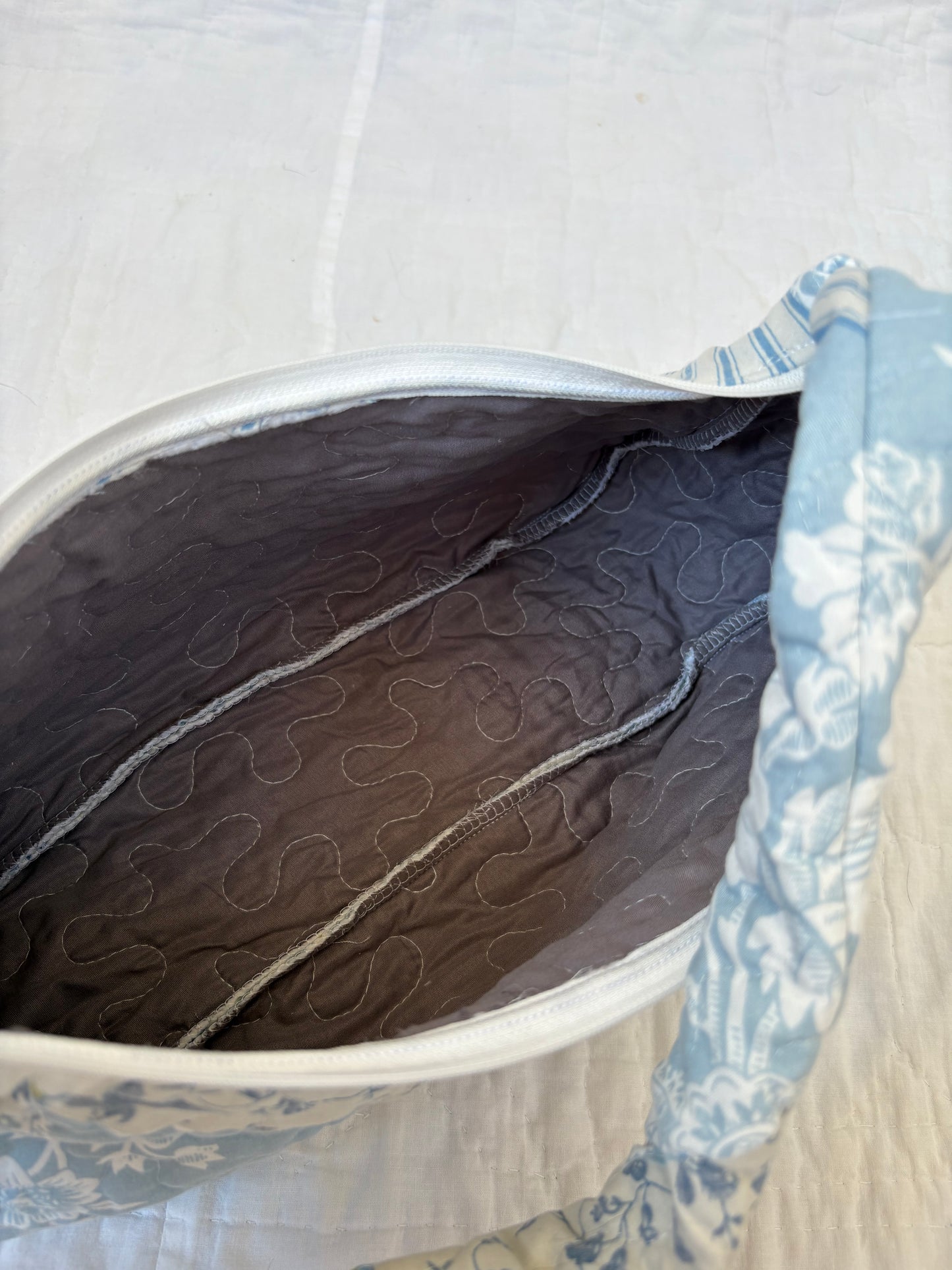 Blue Medium Shoulder Bag