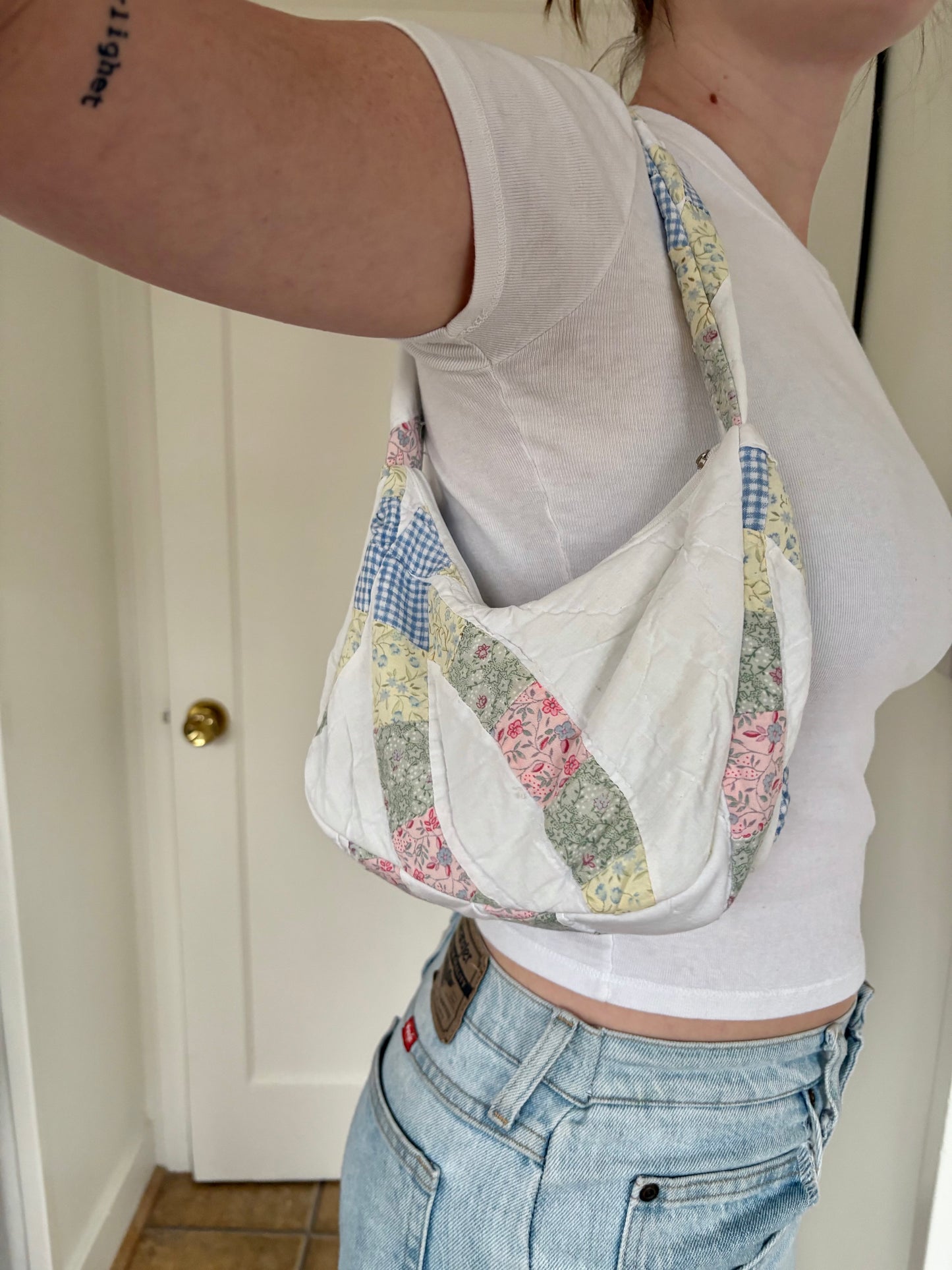 Double Wedding Ring Shoulder Bag