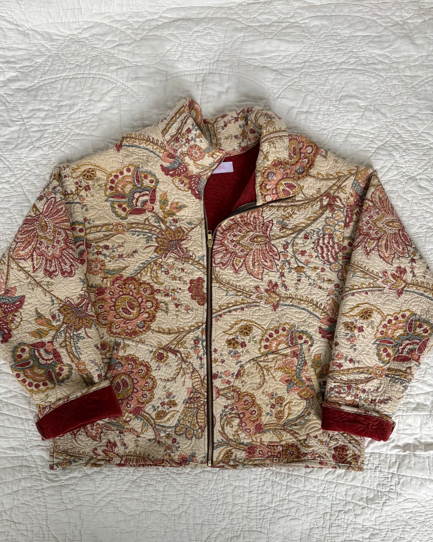 Red & Yellow Zipper Jacket