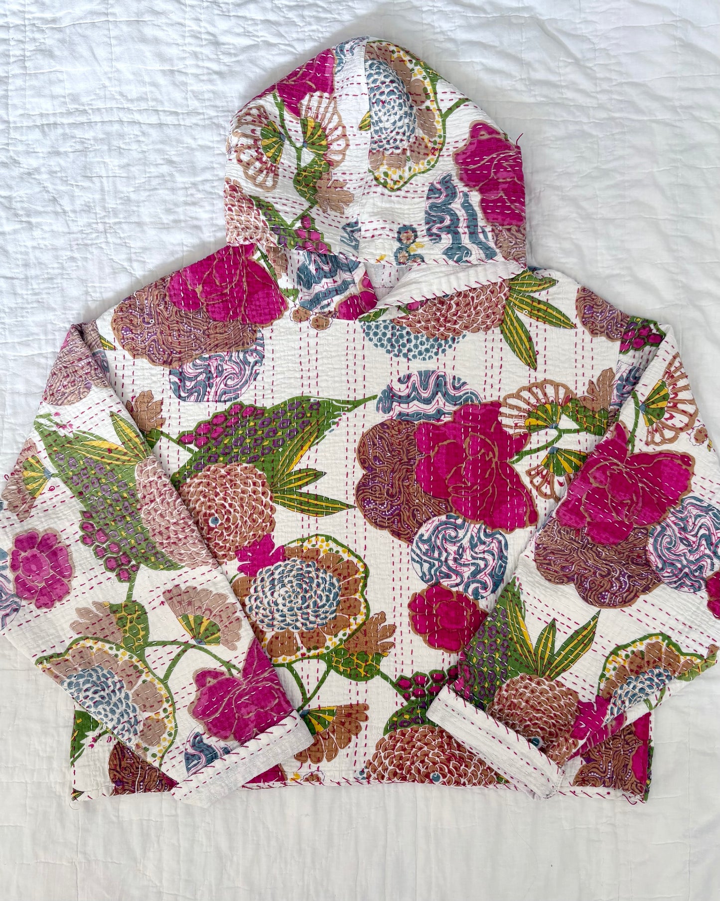 Kantha Quilt Hoodie
