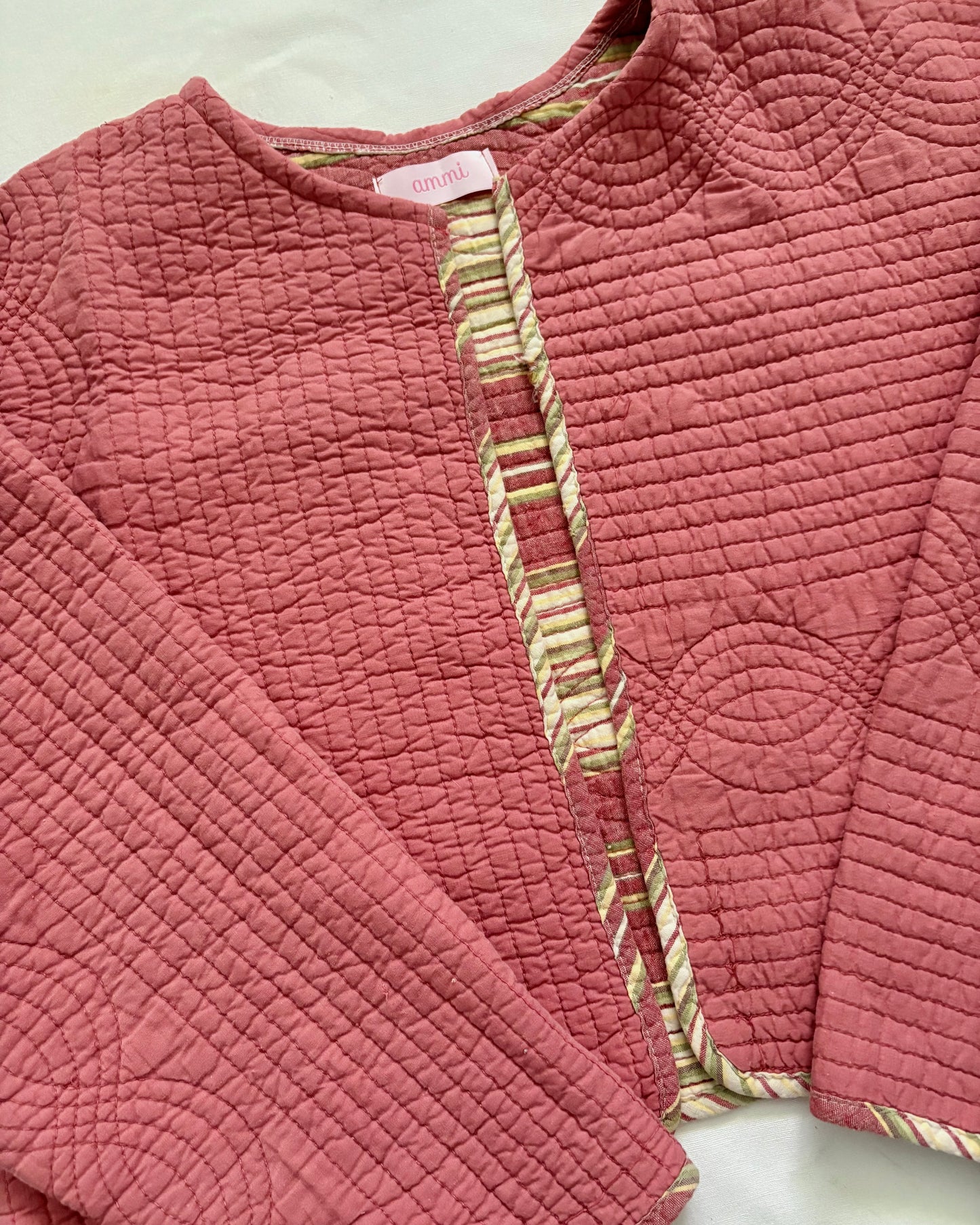 Coral Quilted Jacket