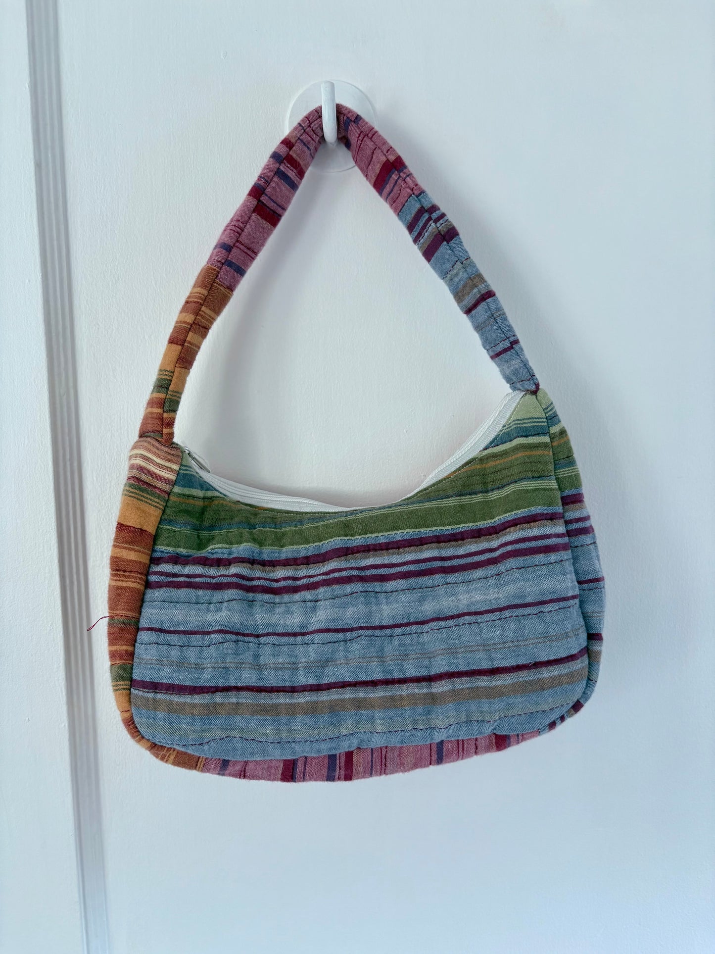 Stripped Shoulder Bag
