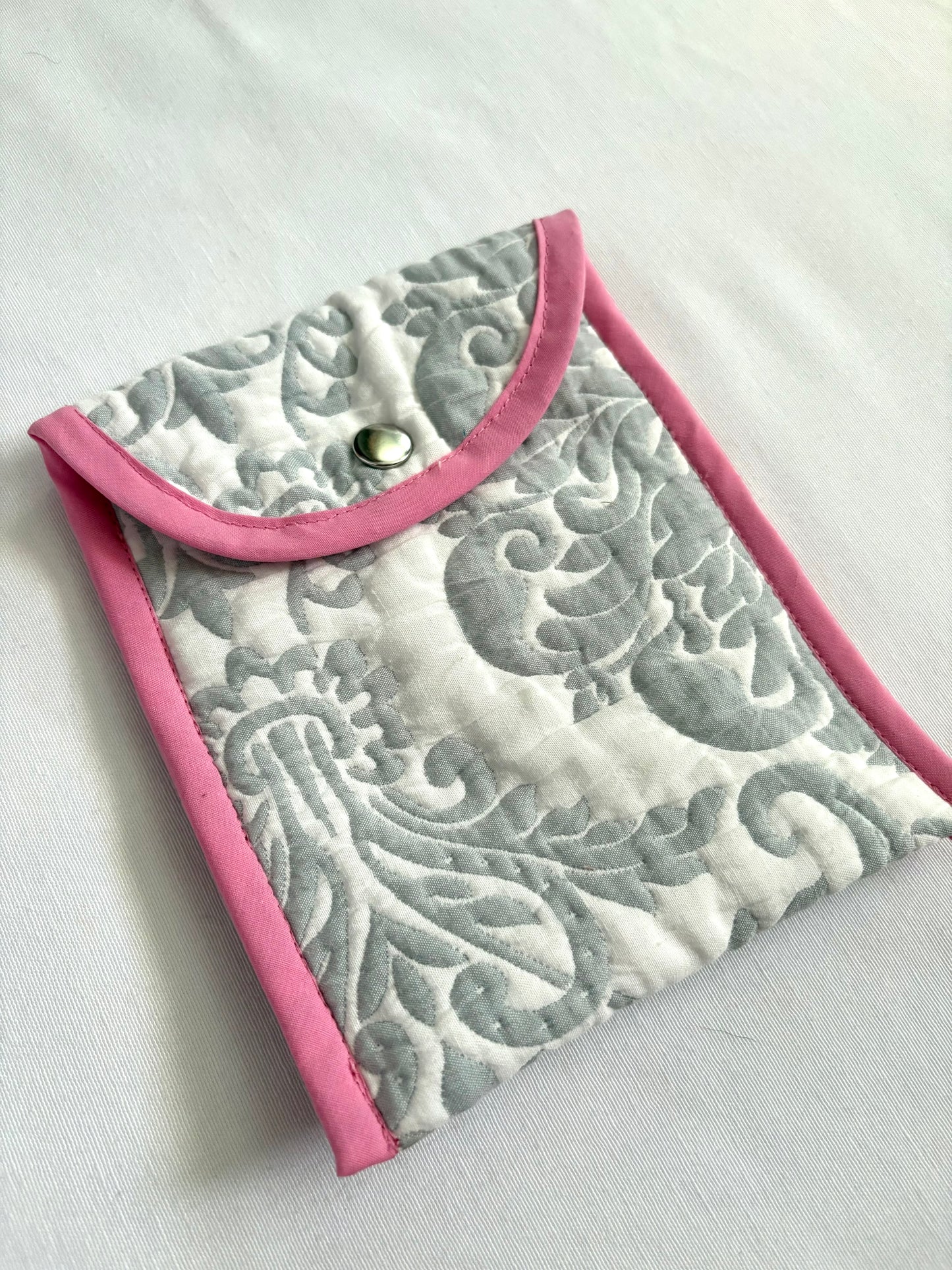 Blue & White Kindle Cover