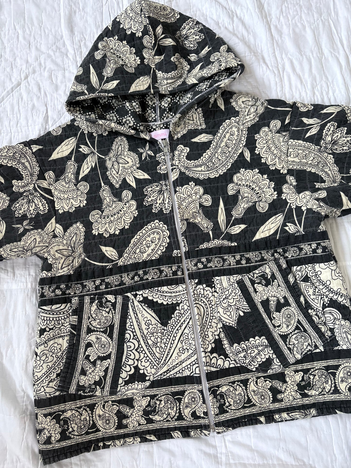 Paisley Hooded Jacket