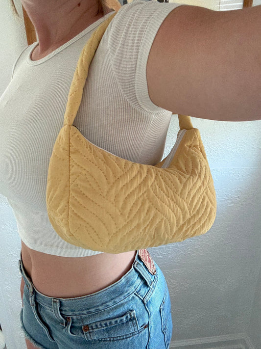 Butter Yellow Shoulder Bag