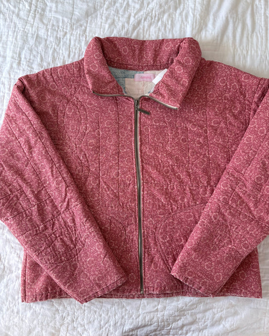 Red Quilted Jacket