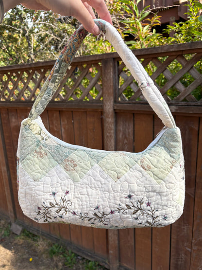 Patchwork & Embroidery  Medium Shoulder Bag