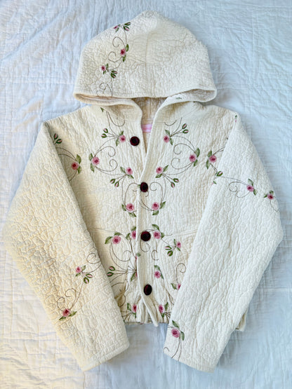 Floral Hoodie Jacket