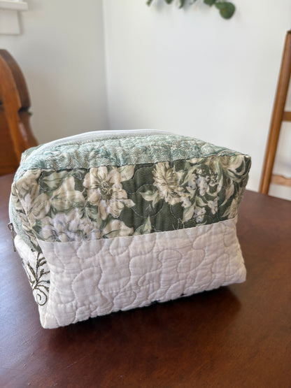 Patchwork Boxy Pouch #1