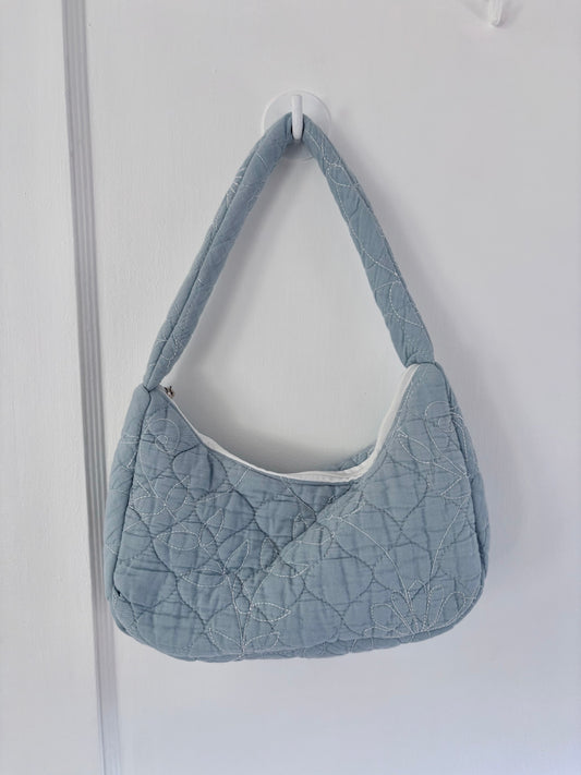 Blue Shoulder Bag