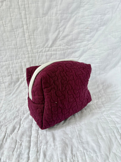 Dark Purple Boxy Pouch