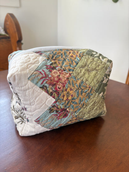 Patchwork Boxy Pouch #2