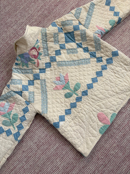 Blue&Pink Quilted Jacket