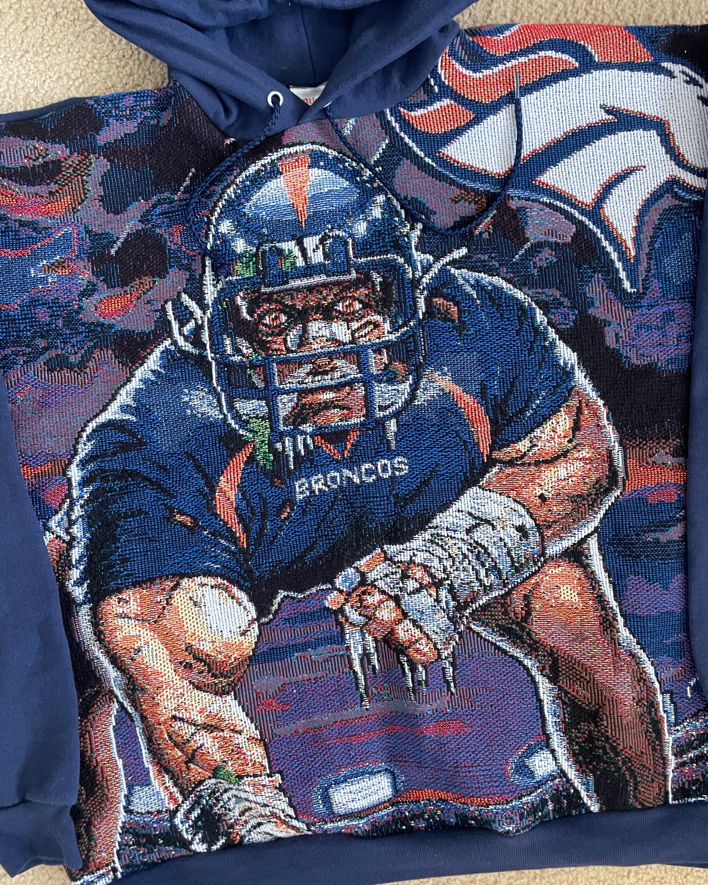 Broncos Tapestry Hoodie