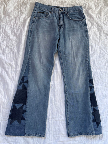 Calvin Klein Denim Patchwork Jeans