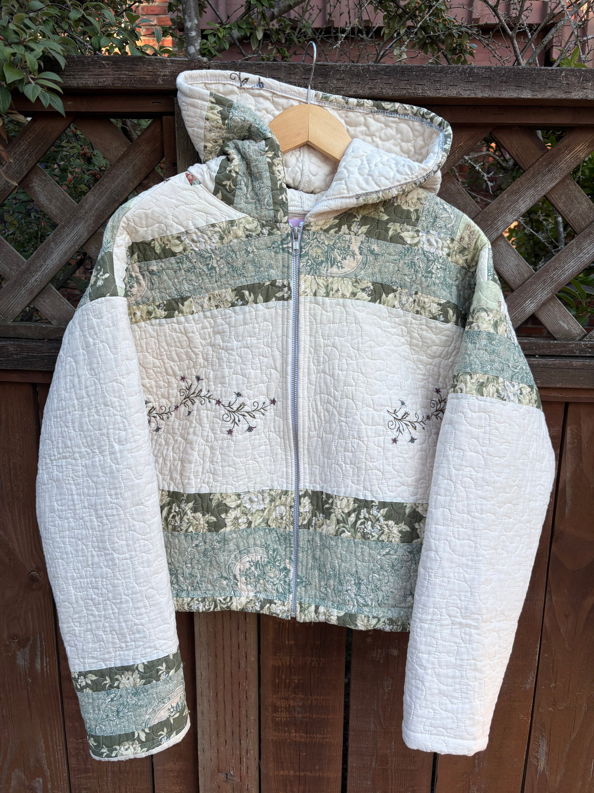 Patchwork Hoodie Jacket
