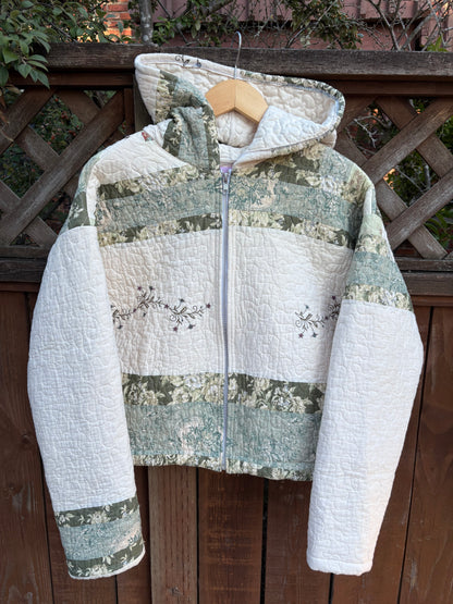 Patchwork Hoodie Jacket