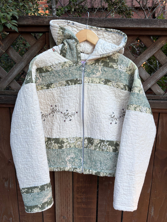 Patchwork Hoodie Jacket
