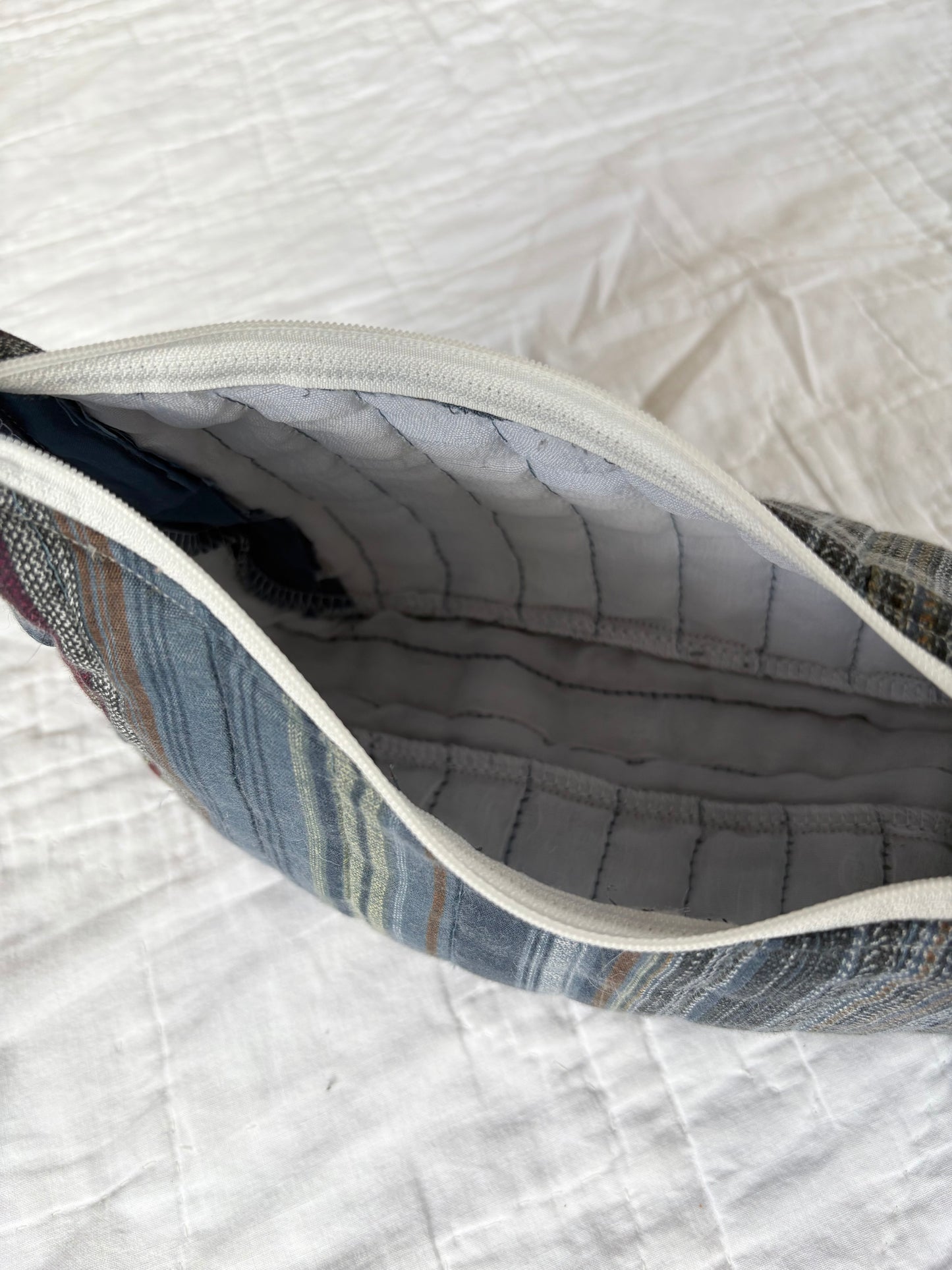 Blue Stripe Shoulder Bag