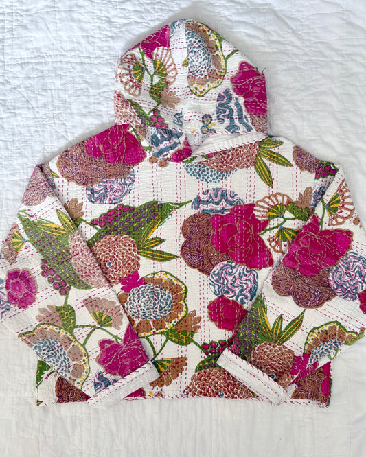 Kantha Quilt Hoodie