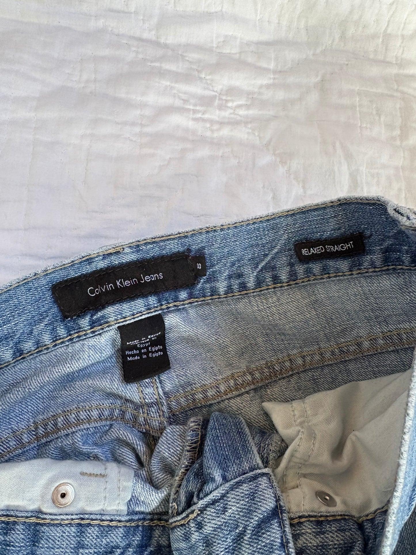 Calvin Klein Denim Patchwork Jeans