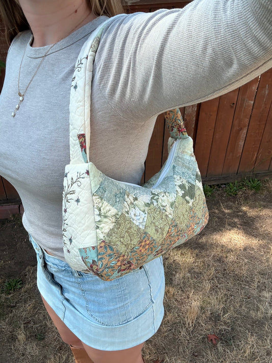 Patchwork Medium Shoulder Bag