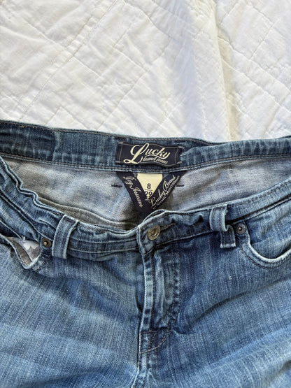 Lucky Blue Patchwork Jeans