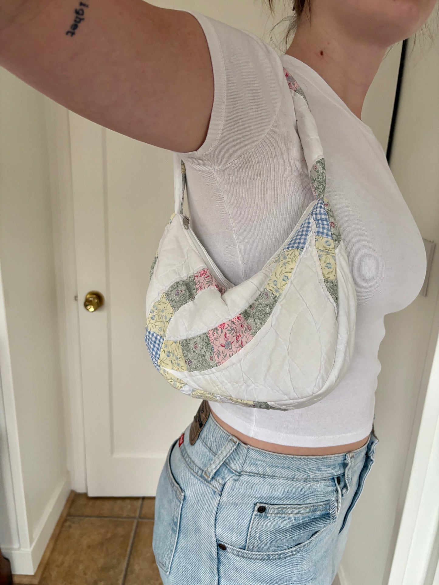 Double Wedding Ring Shoulder Bag