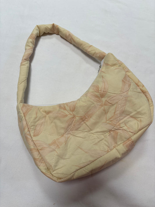 Yellow Bamboo Shoulder Bag