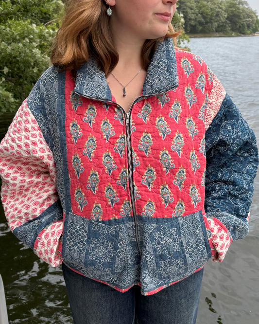 Pink & Blue Jacket