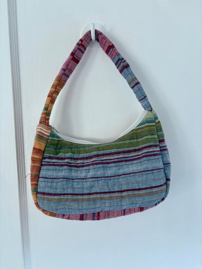 Stripped Shoulder Bag