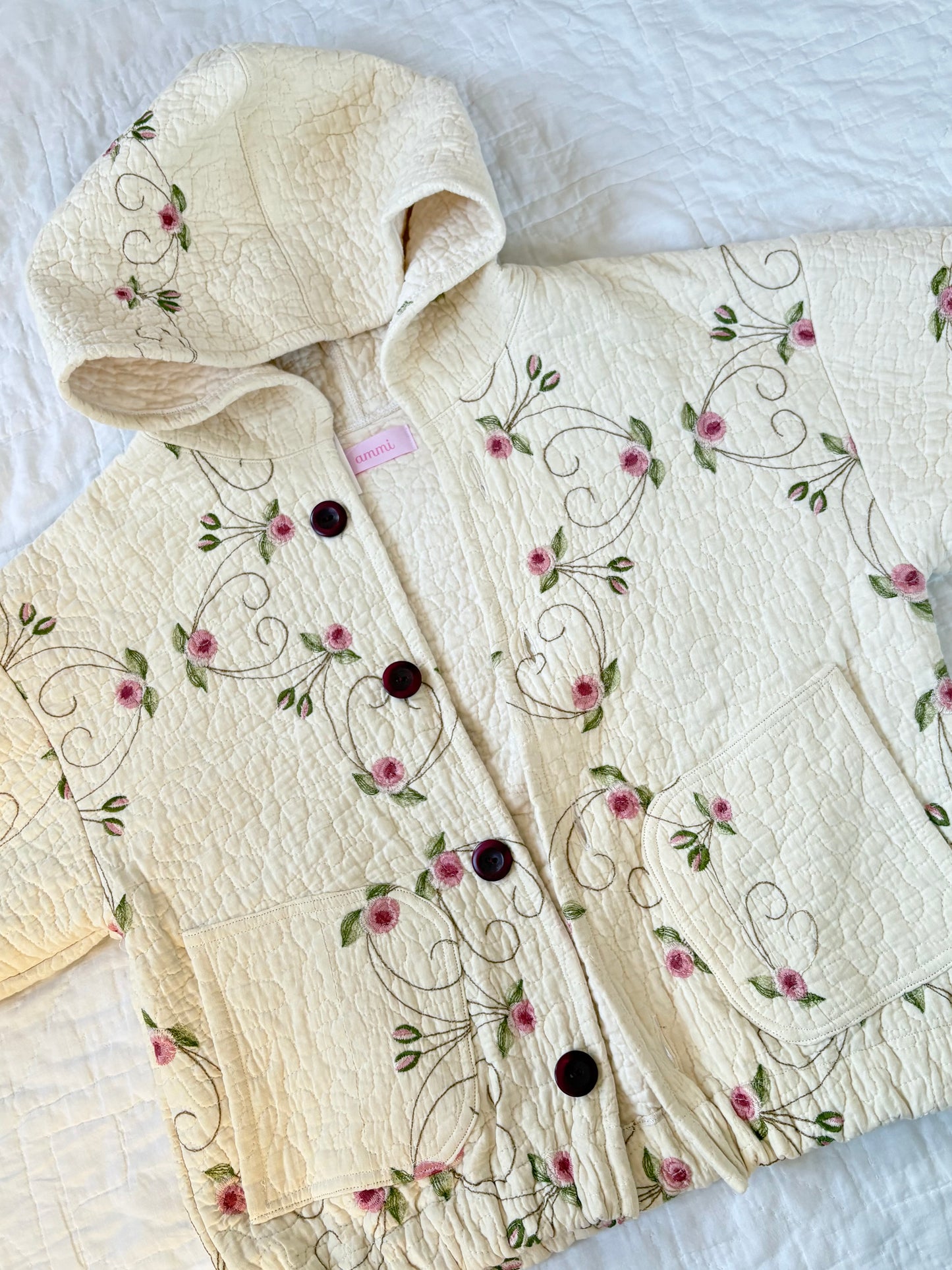 Floral Hoodie Jacket