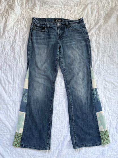 Lucky Blue Patchwork Jeans
