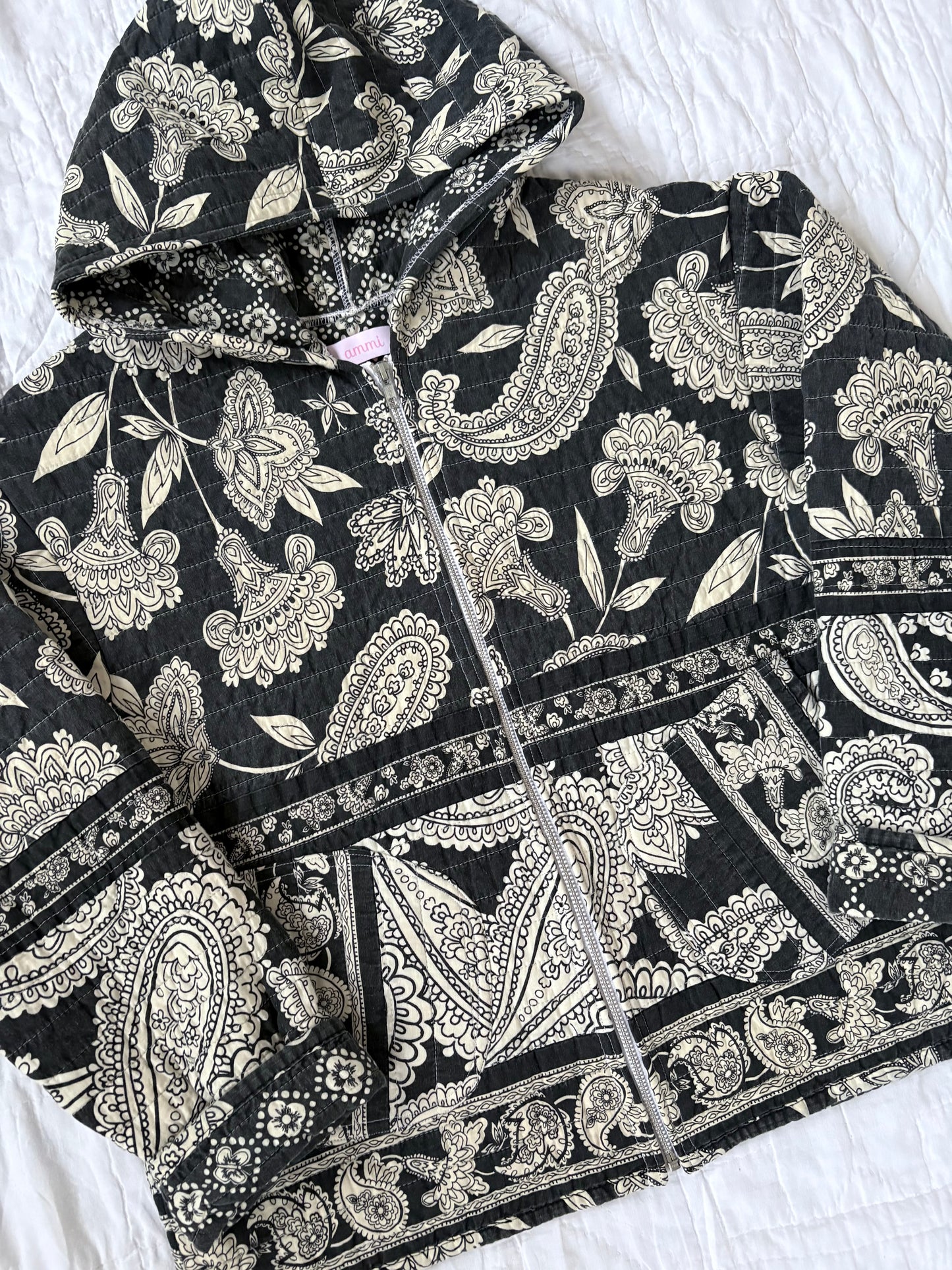 Paisley Hooded Jacket