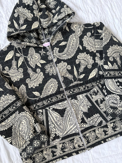 Paisley Hooded Jacket