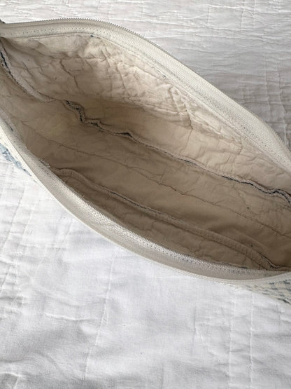 Blue Patchwork Shoulder Bag