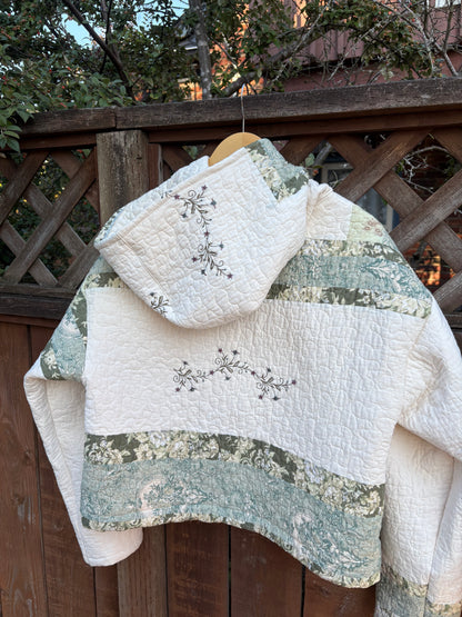 Patchwork Hoodie Jacket