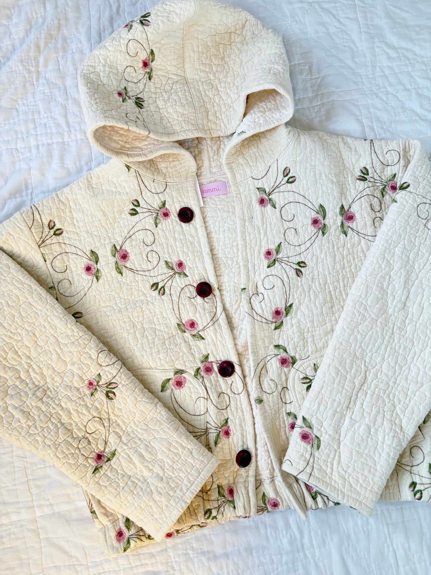 Floral Hoodie Jacket