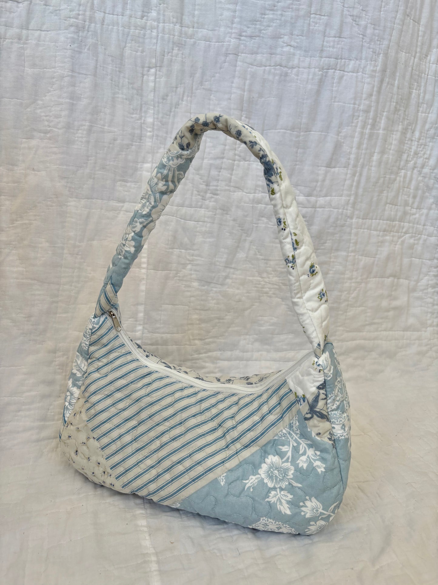 Blue Medium Shoulder Bag