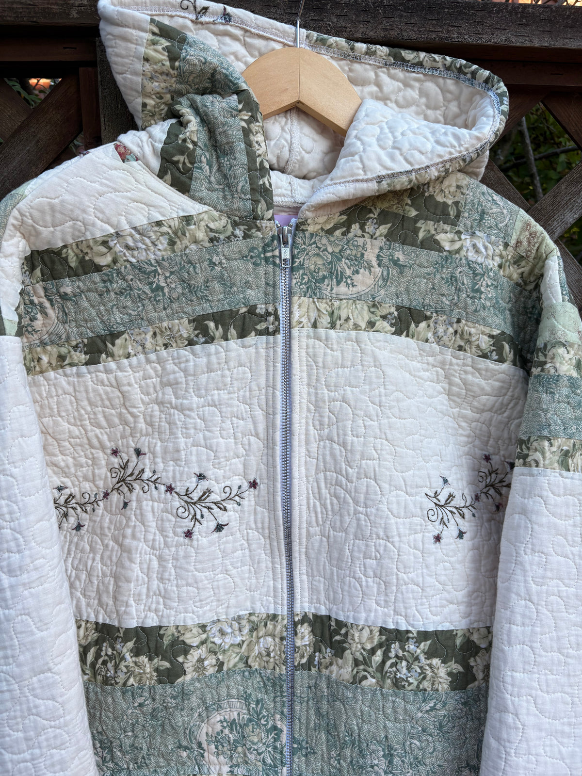Patchwork Hoodie Jacket
