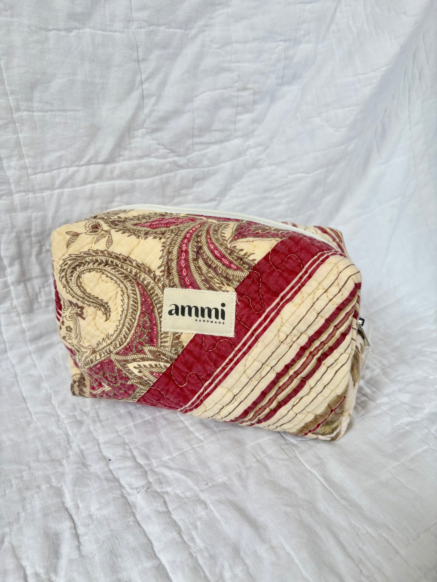 Paisley Boxy Pouch