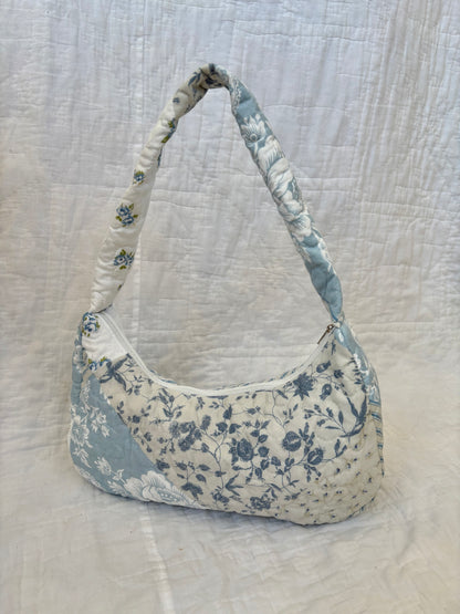 Blue Medium Shoulder Bag