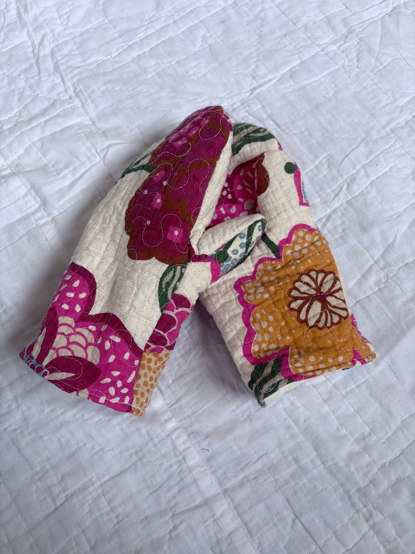 Floral Mittens