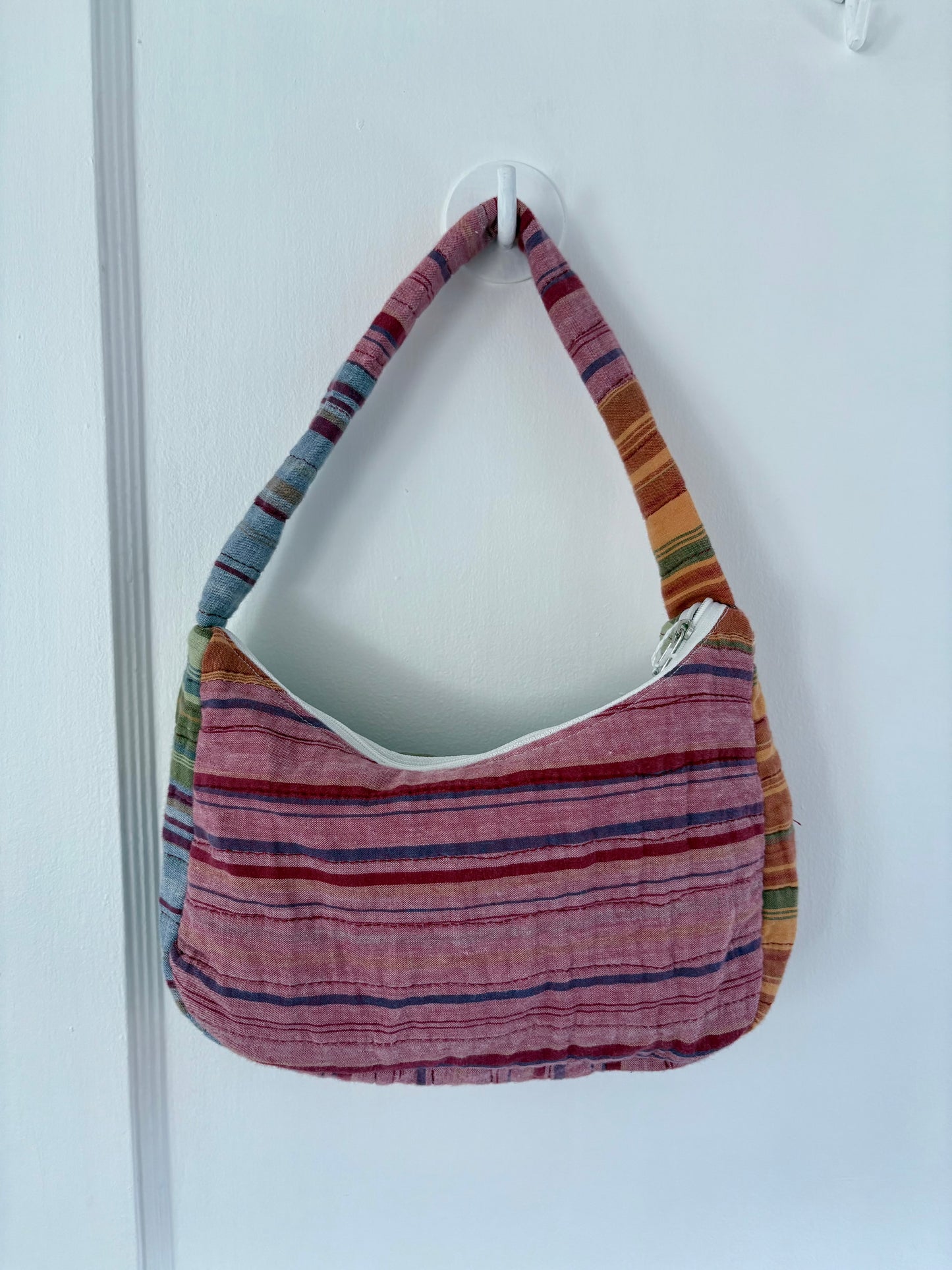 Stripped Shoulder Bag