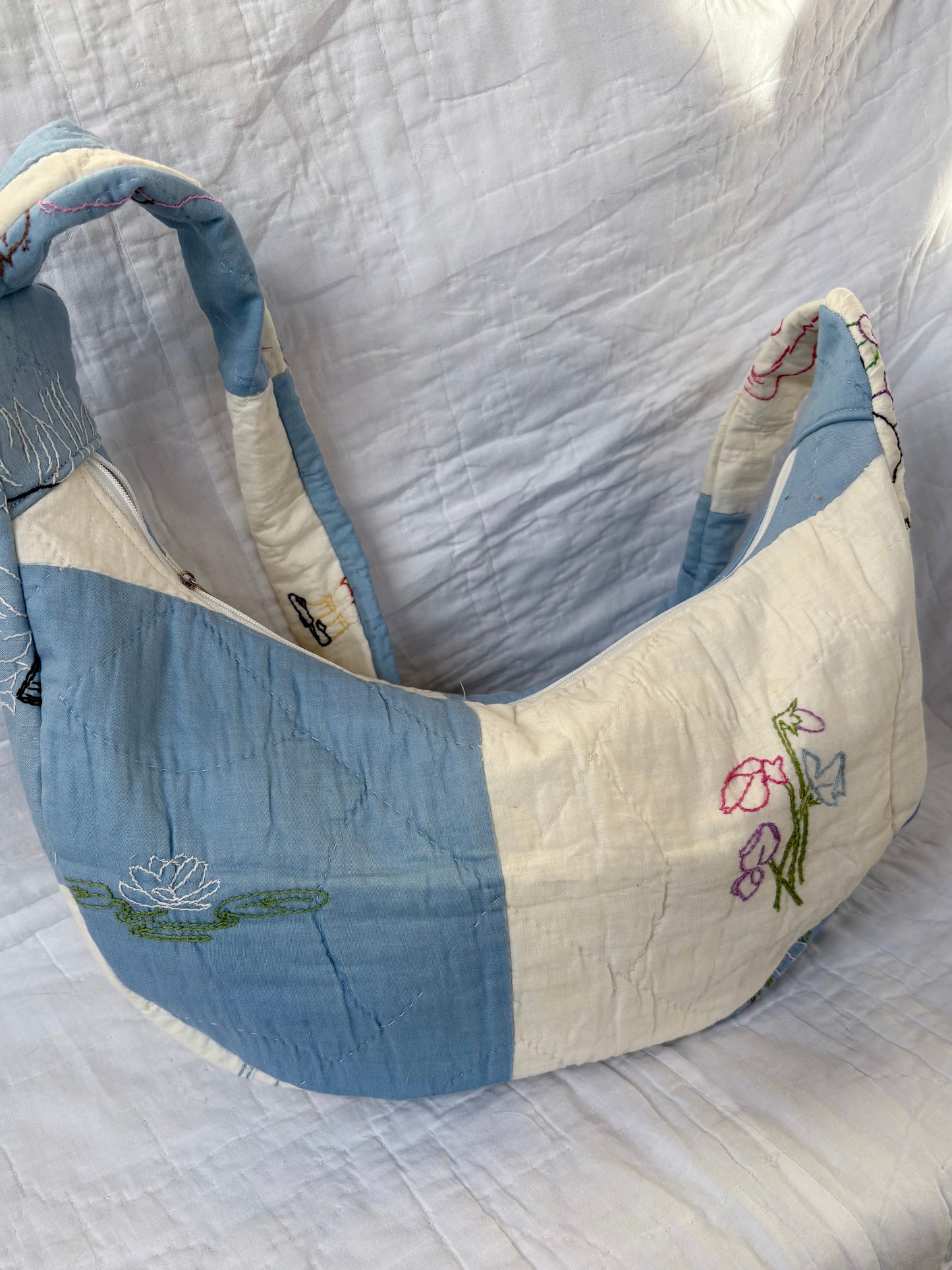 Embroidery Crossbody Bag