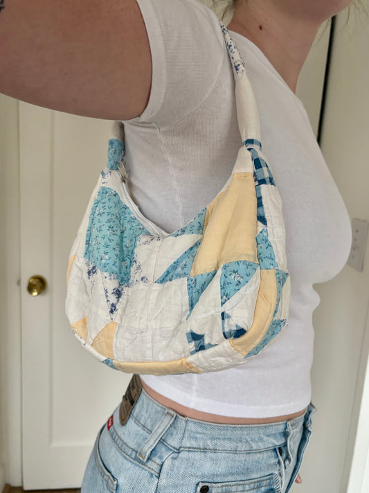 Yellow & Blue Shoulder Bag