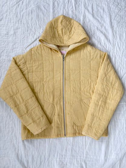 Yellow Hooded Jacket