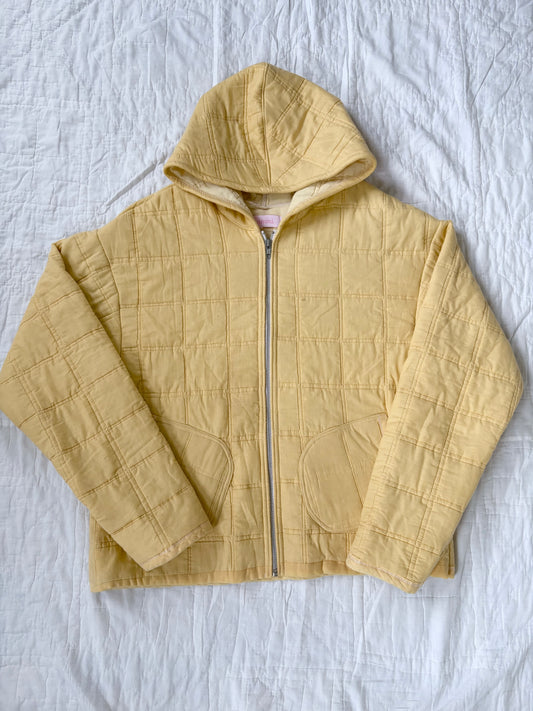 Yellow Hooded Jacket