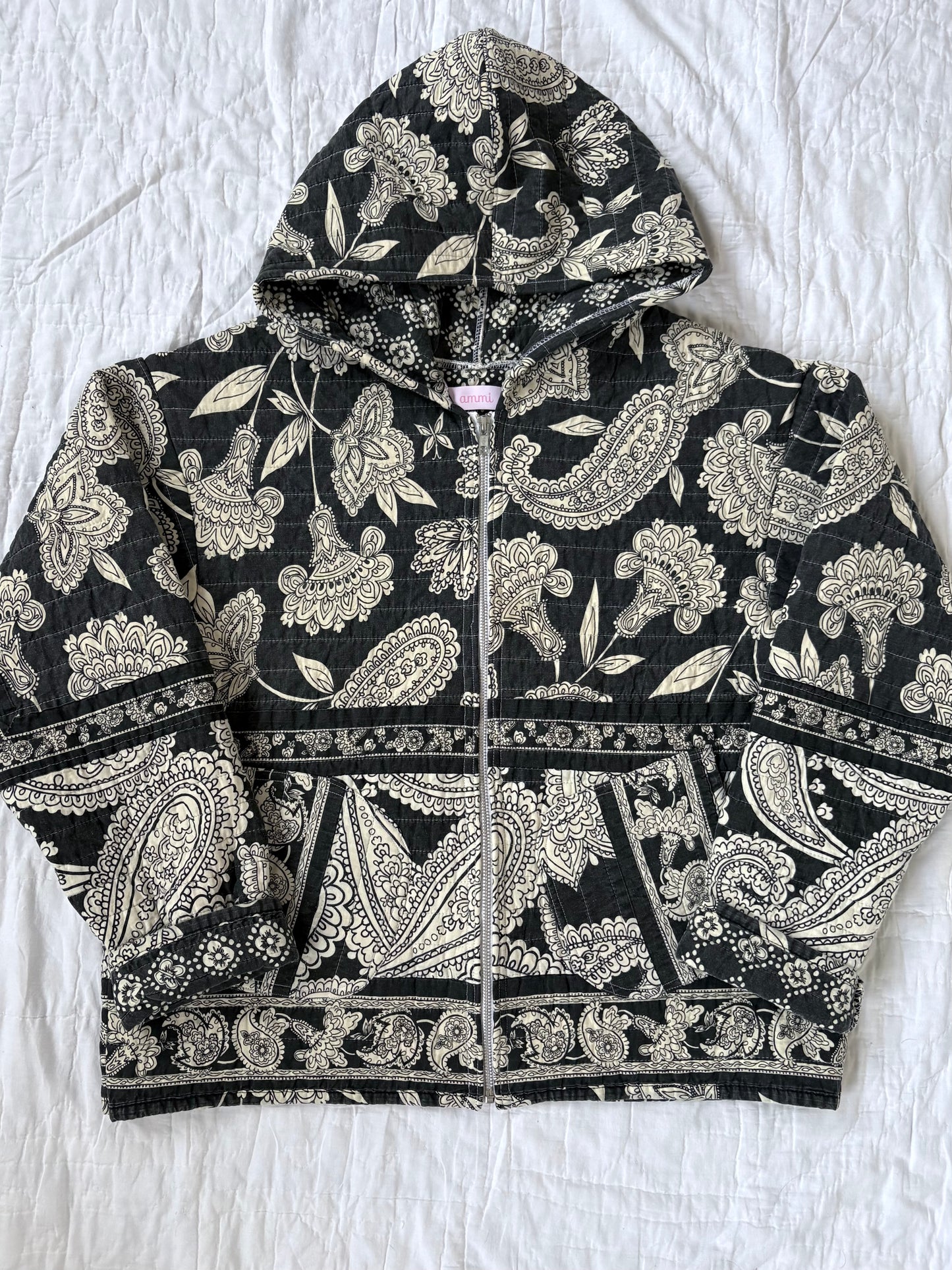 Paisley Hooded Jacket